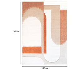 Tapis 160x230 cm SONIA Terracotta
